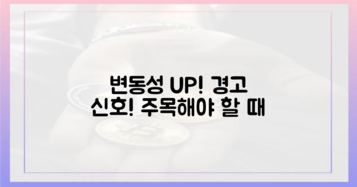 변동성 커진다, 주의 필요