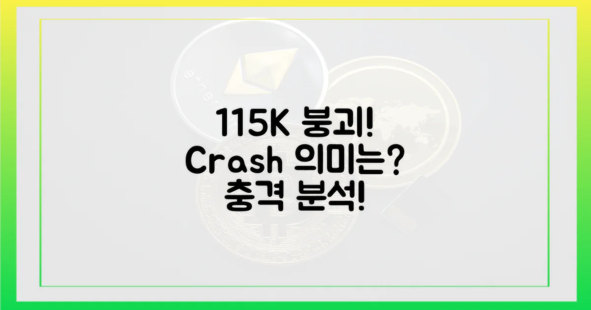 11만5천달러 붕괴, 의미는 무엇?