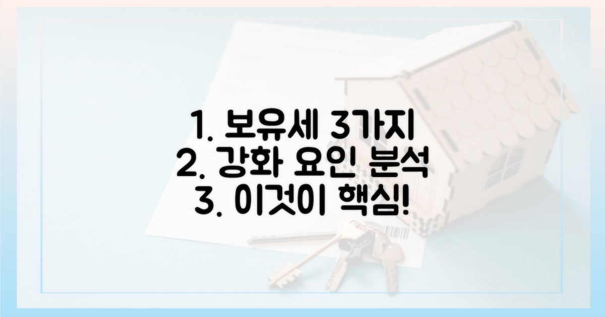 3가지 보유세 강화 요인