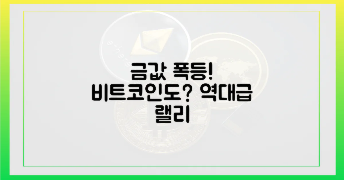 금값 고공행진, 비트코인도 덩달아?