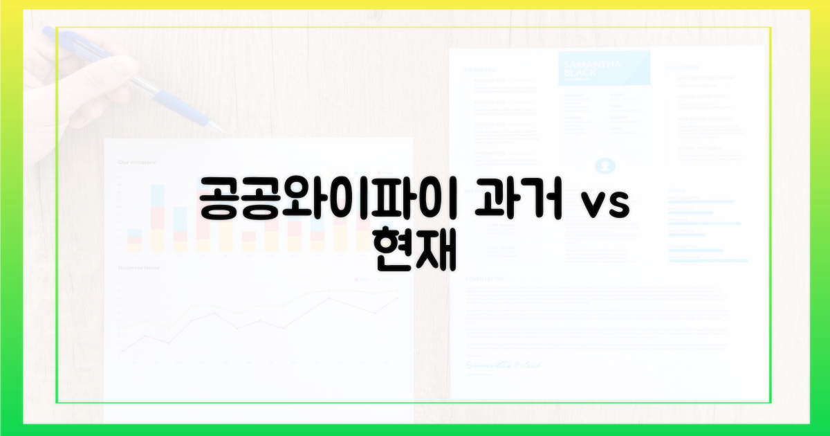 공공 와이파이, 옛날과 지금