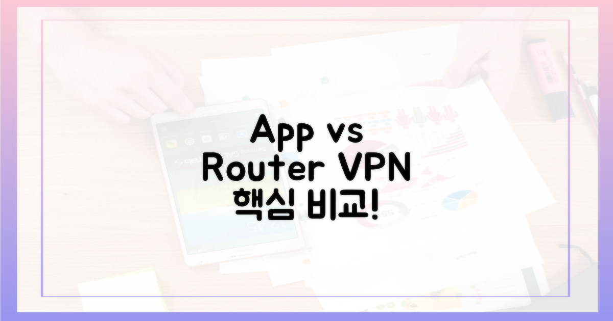 앱 vs 라우터 VPN