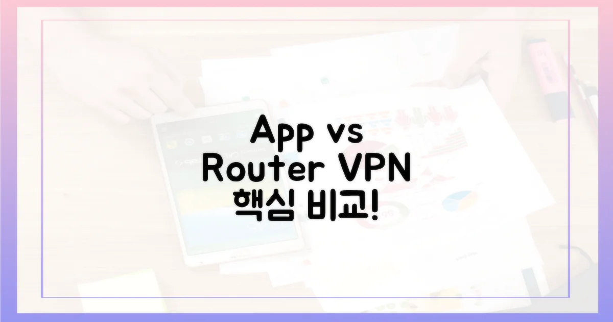 앱 vs 라우터 VPN