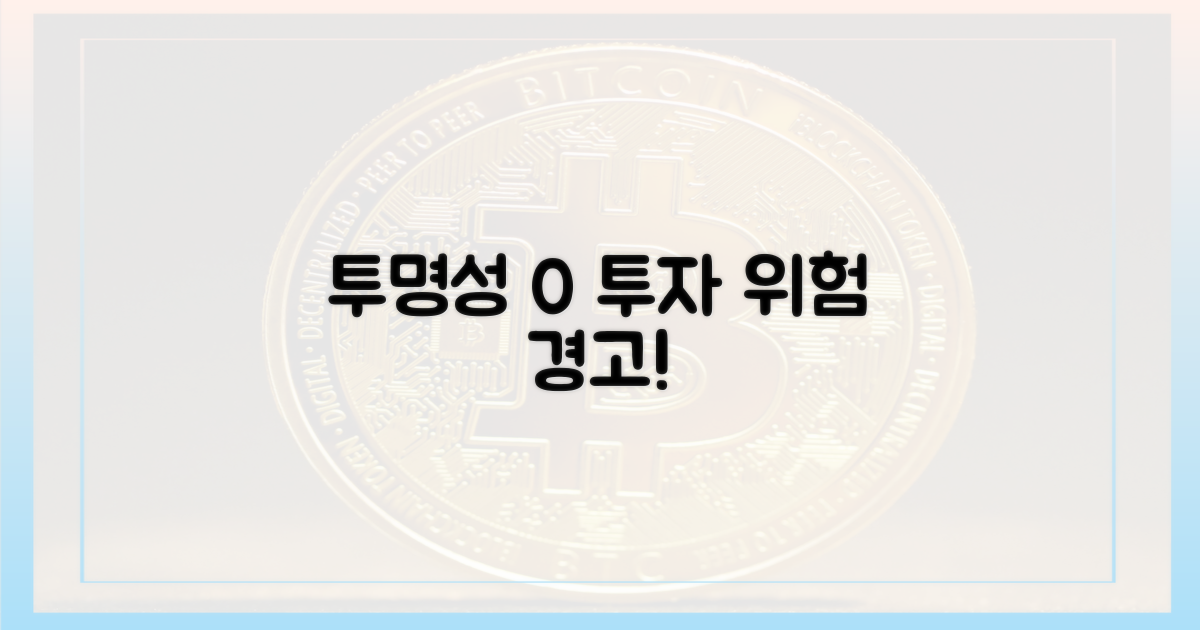 투명성 부재, 투자 위험