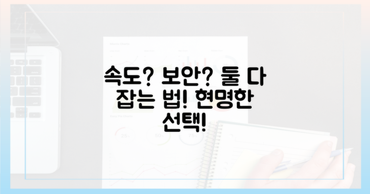속도 vs 보안, 제대로 고르세요!