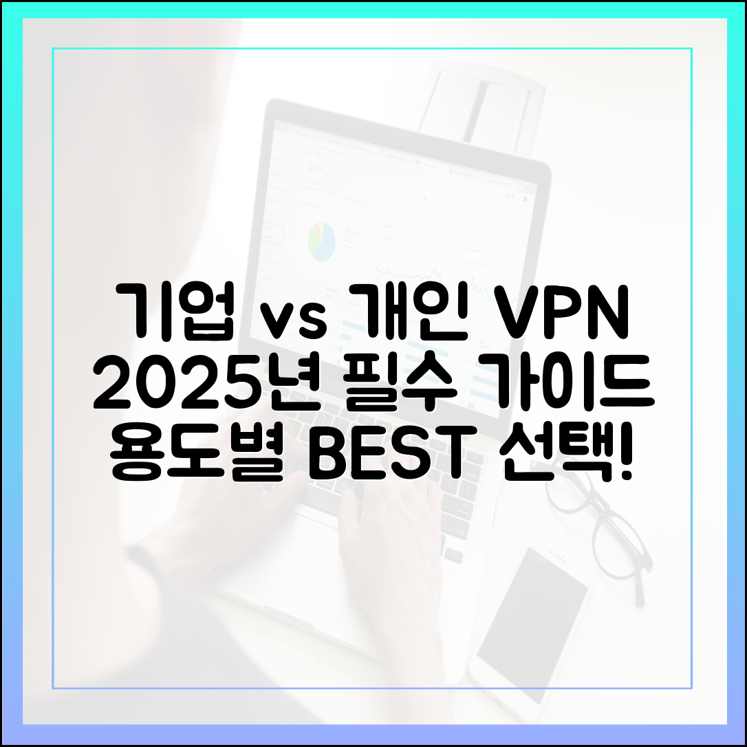 기업용 VPN vs 개인용 VPN: 2025년 용도별 최적의 선택