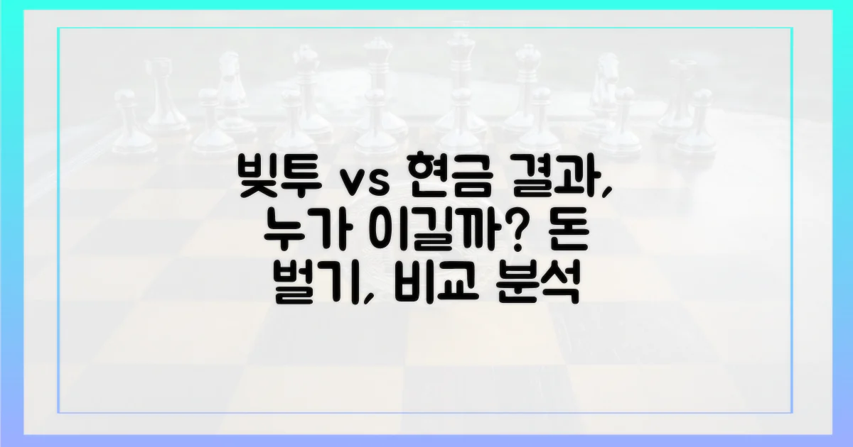 빚투 vs 현금, 결과는?