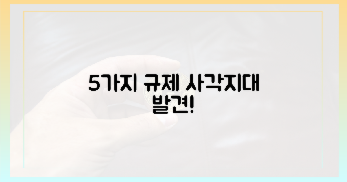 5가지 규제 사각지대