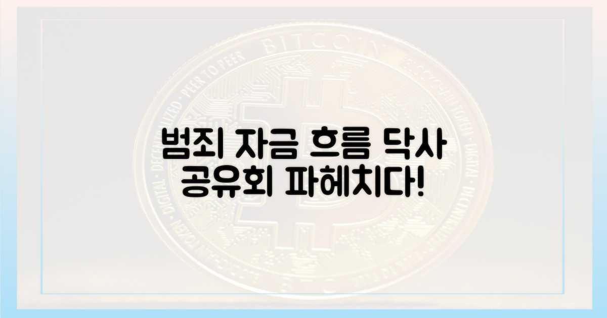 닥사 공유회, 범죄 자금 흐름 파헤치기!