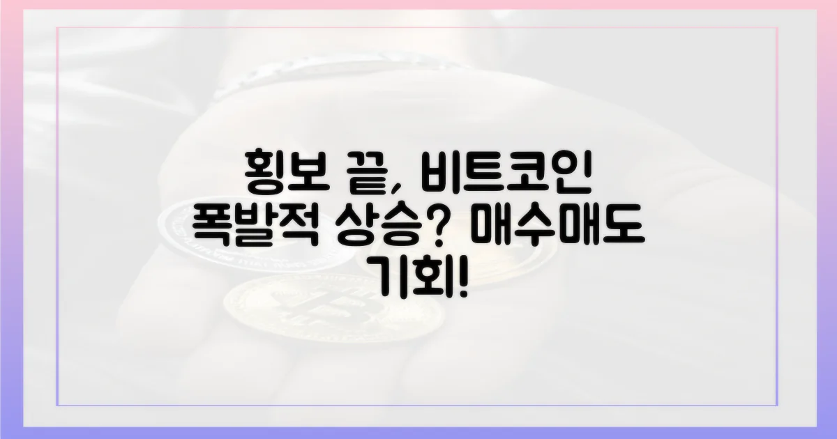 횡보 후 비트코인, 어디로?