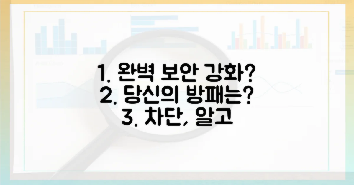 완벽 차단, 보안은 어떻게 강화될까?