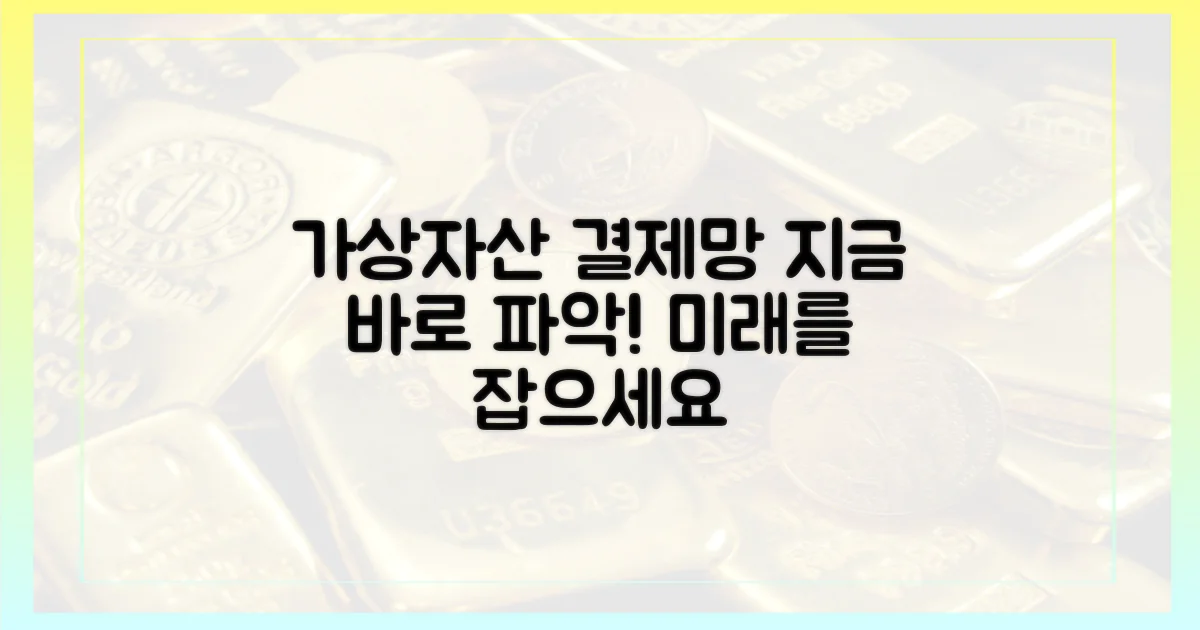 가상자산 결제망, 지금 파악하세요