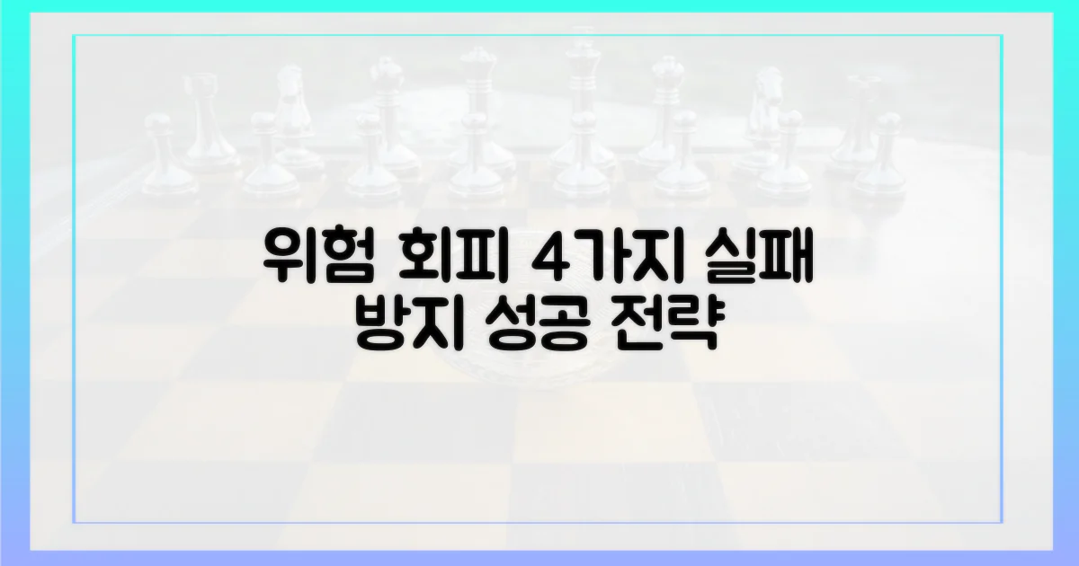 4가지 위험 회피 전략