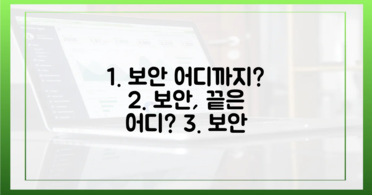 보안, 어디까지 갈까?