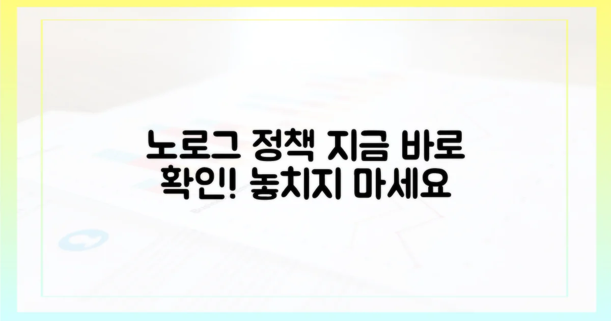 지금 노로그 정책을 확인하세요