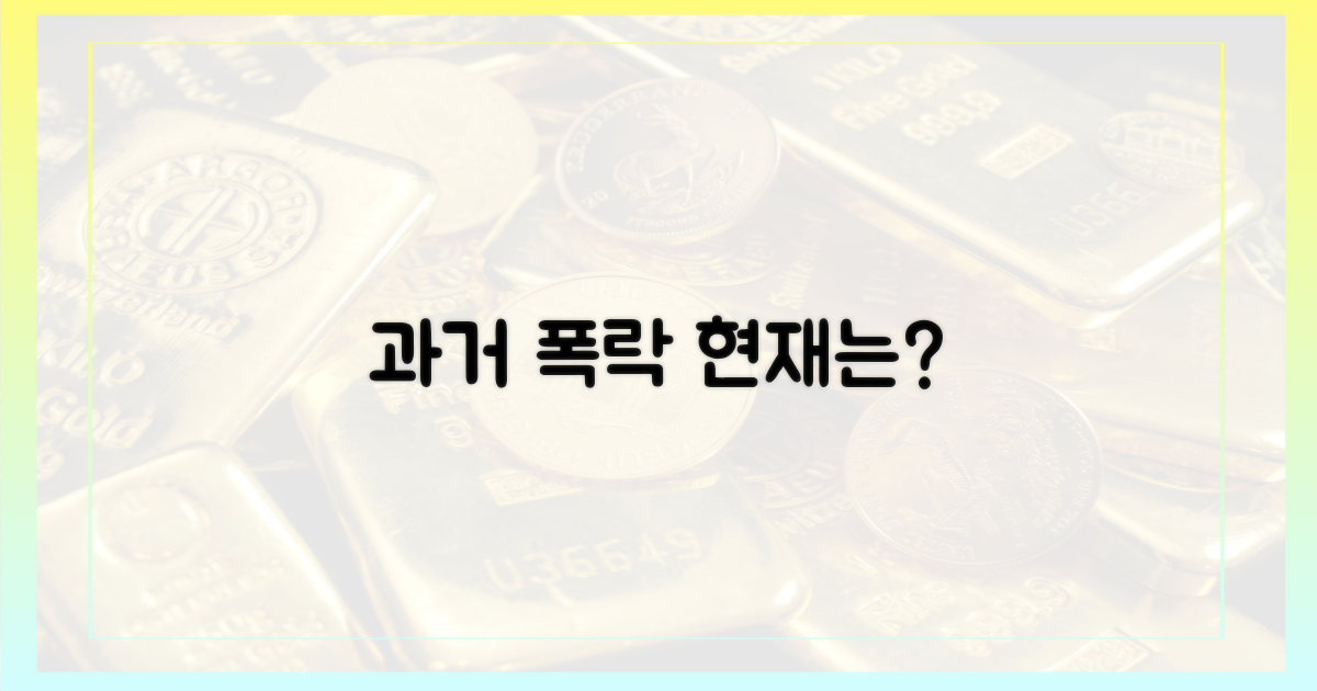 과거 폭락과 현재