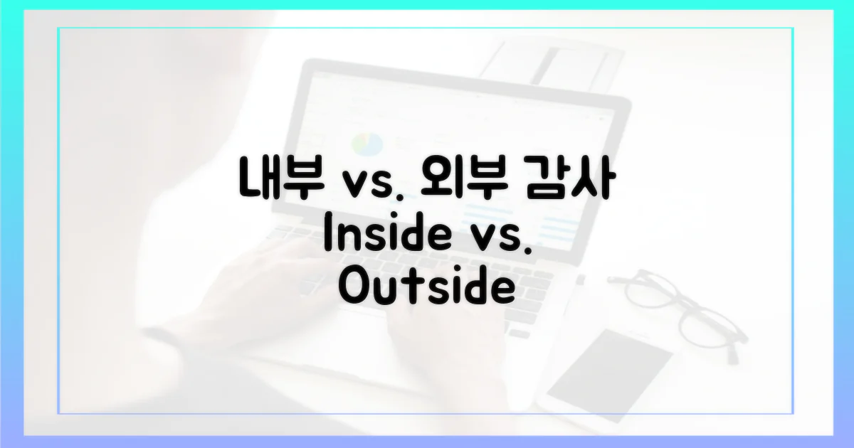 내부 vs. 외부 감사