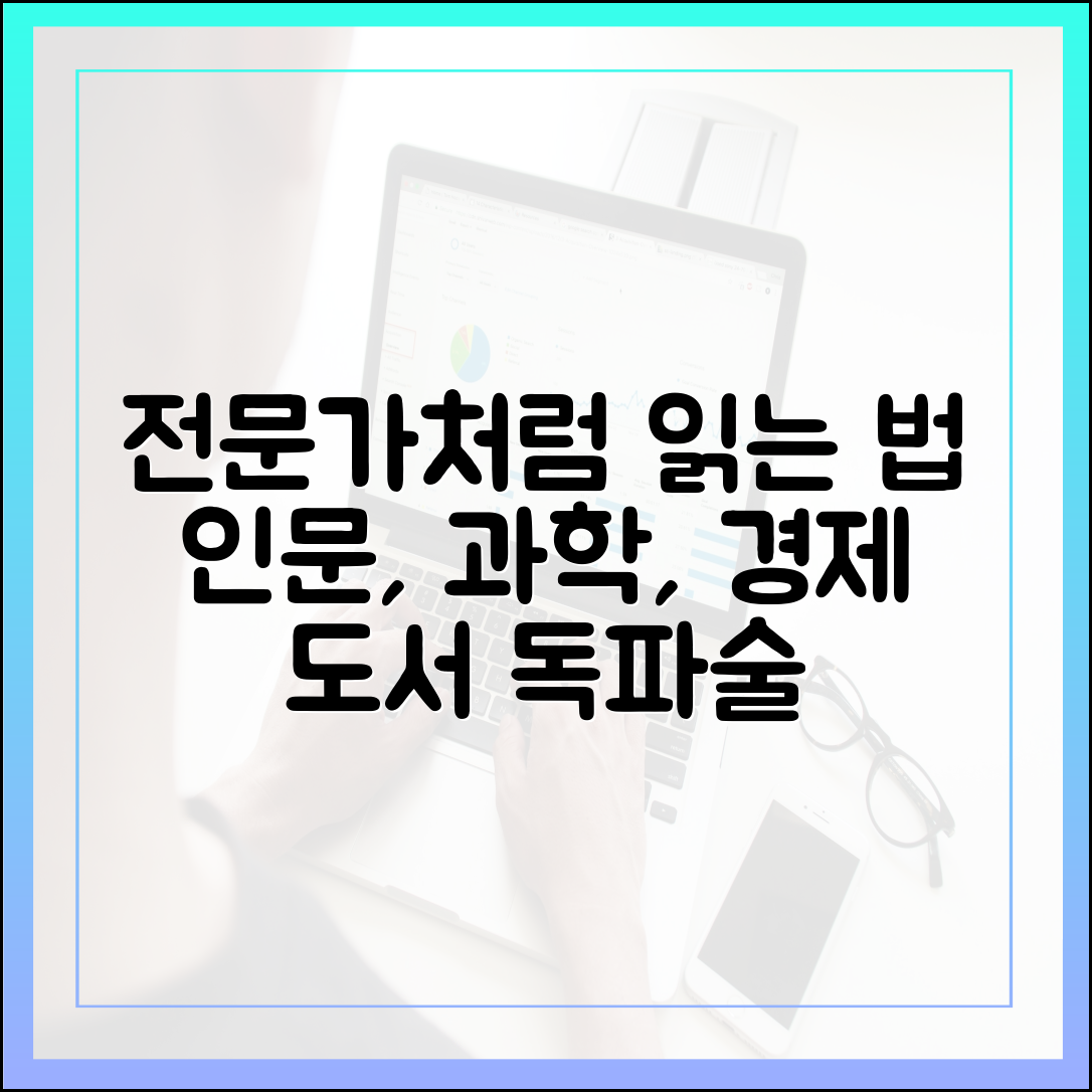 분야별 전문가처럼 읽는 법: 인문, 과학, 경제 도서 독파술