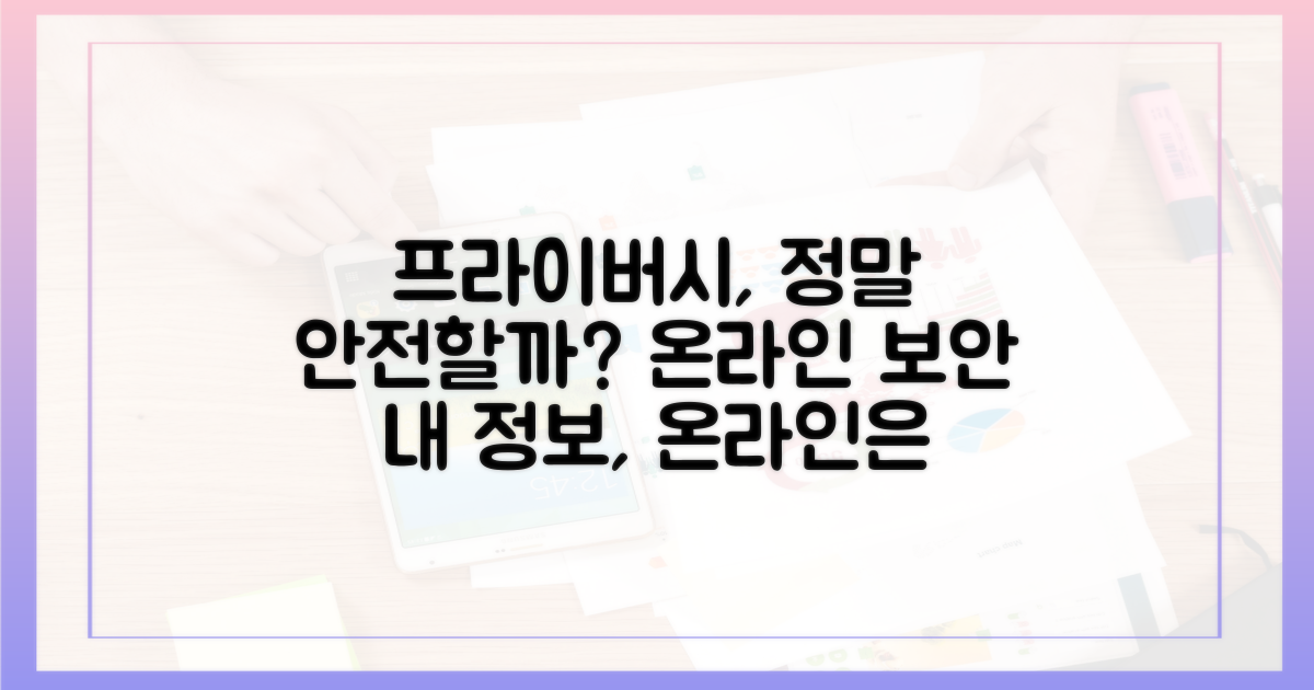 온라인 프라이버시, 정말 안전할까?