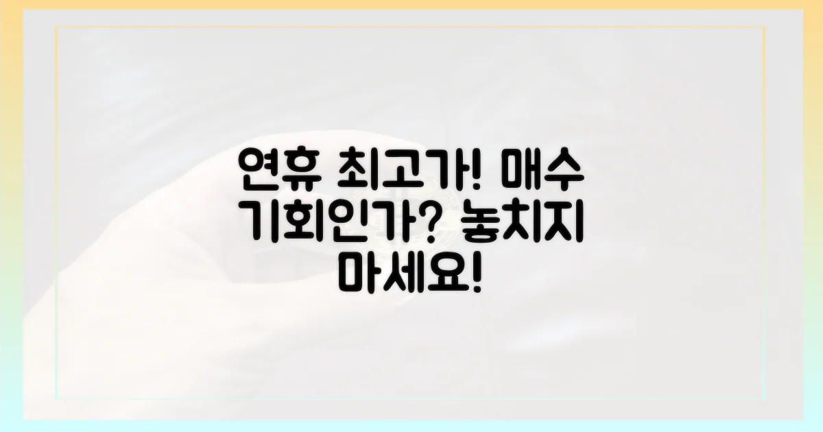 연휴 최고가, 매수 기회?