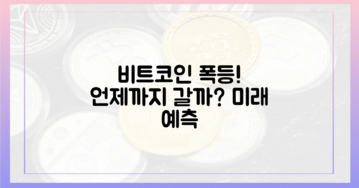 비트코인 가격 상승, 언제까지 갈까?