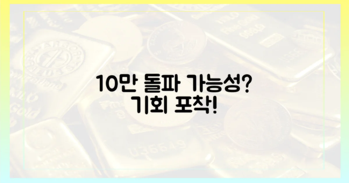 10만 달러 돌파 가능성