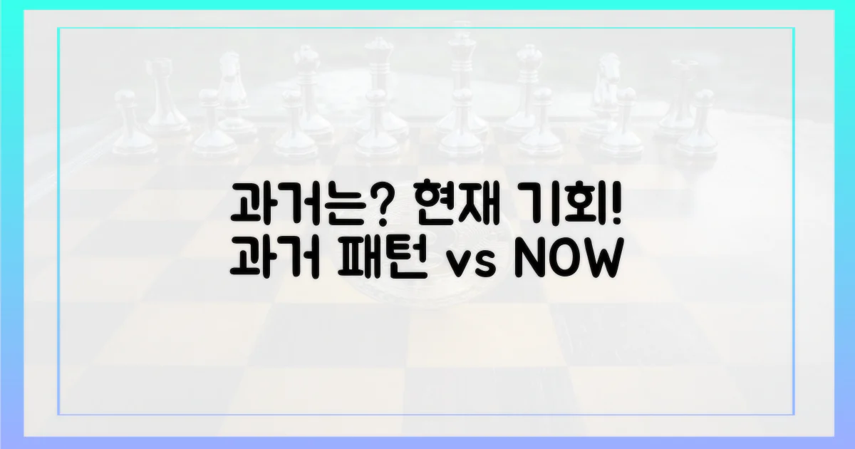 과거 패턴 vs 현재 기회