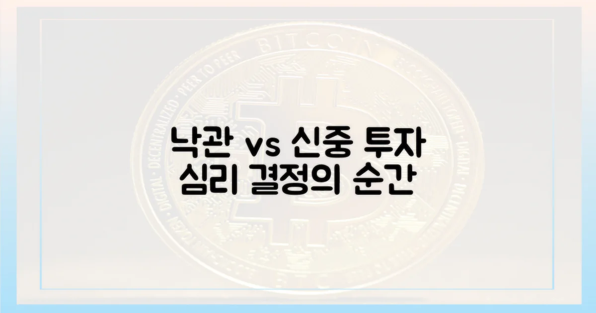 투자자 심리, 낙관론 vs 신중론