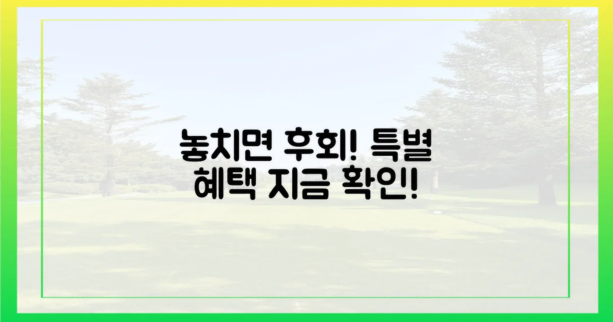 놓치면 손해! 특별 혜택 확인