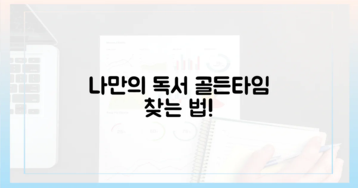 개인 맞춤: 나만의 독서 골든타임