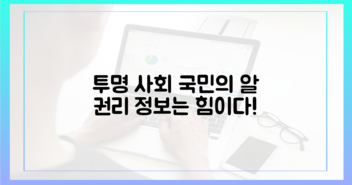 투명성 확보, 국민의 알 권리