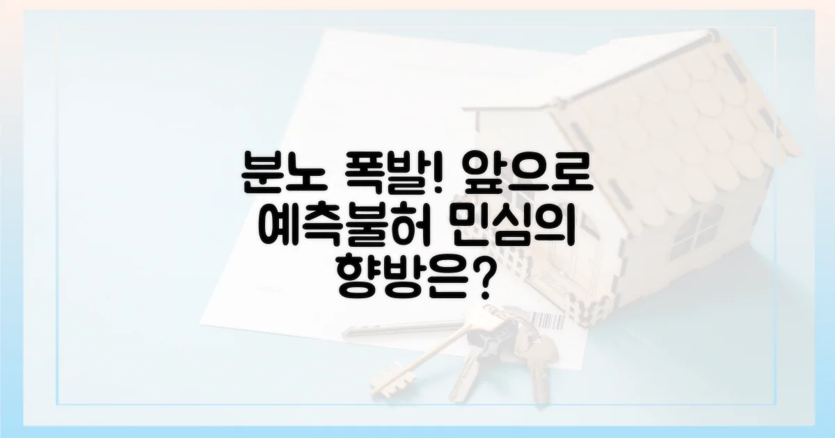 성난 민심, 앞으로 어떻게 될까?