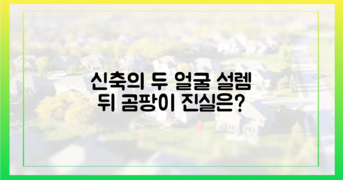 설렘 뒤 곰팡이, 신축의 두 얼굴