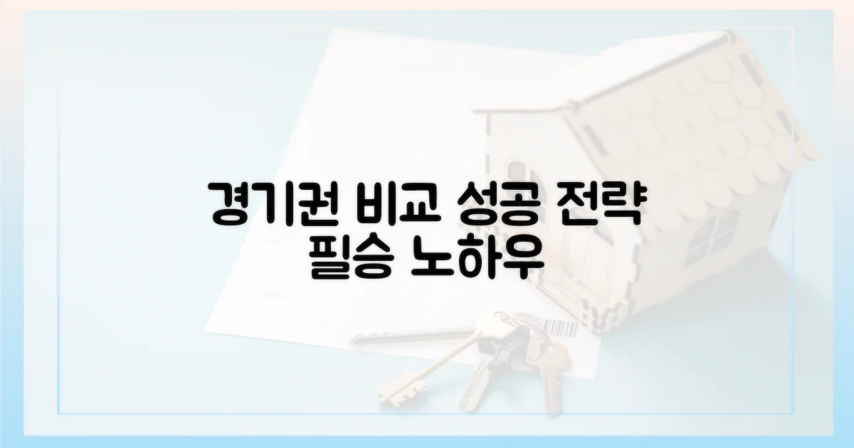 경기권과 비교하며 전략 세우세요