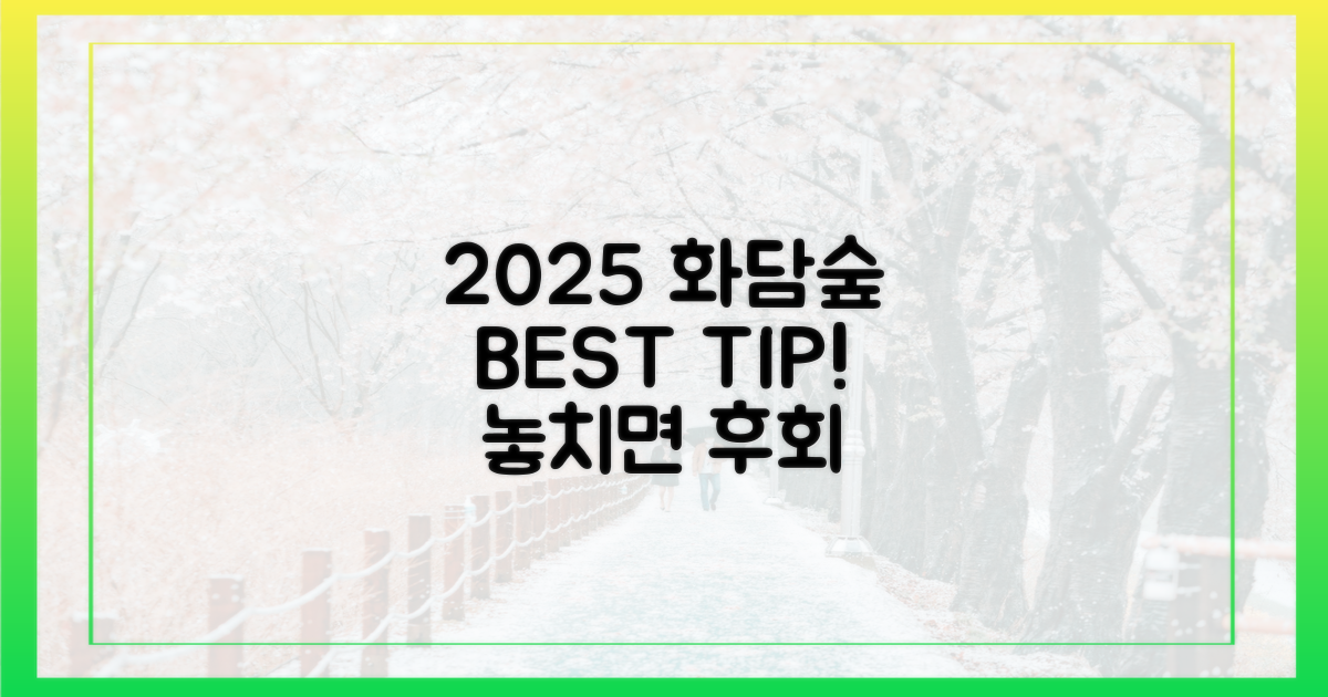 2025년 화담숲, 이렇게 즐기자