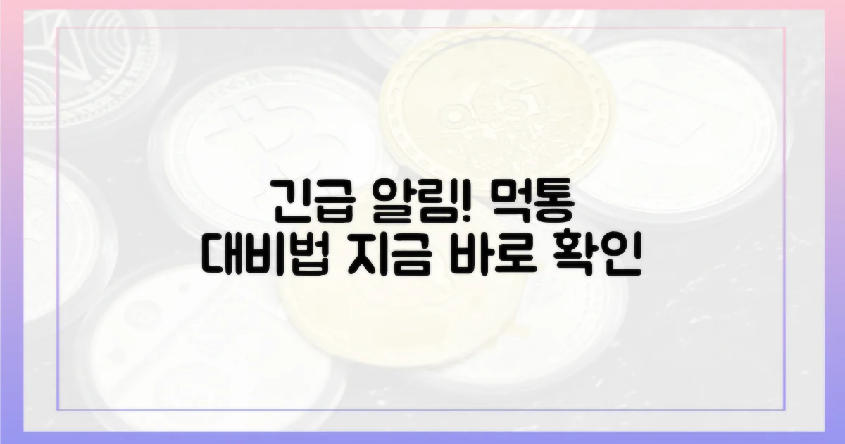 먹통' 상황, 미리 대비하세요.