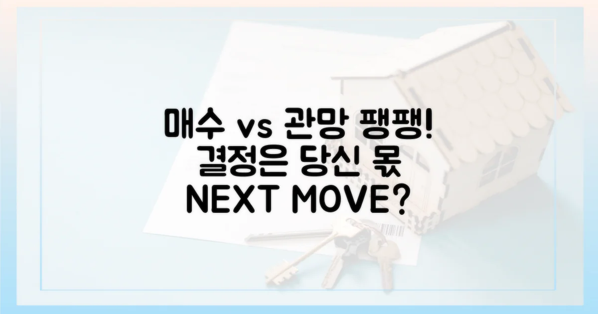 매수자 vs 관망자 심리