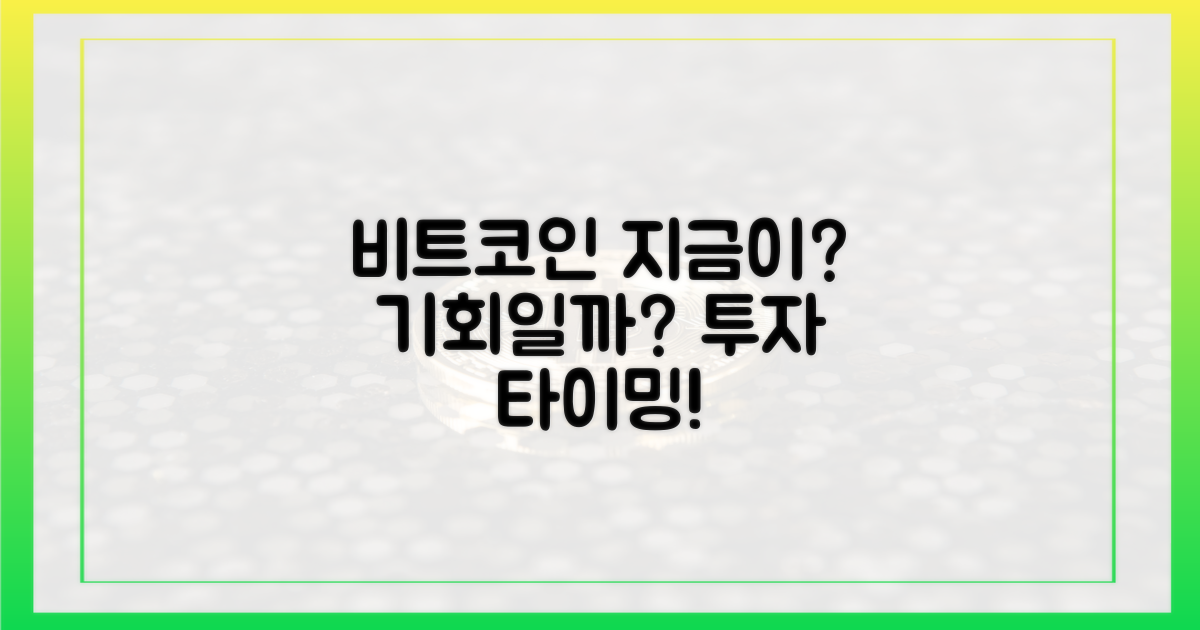 비트코인 투자, 지금이 기회?
