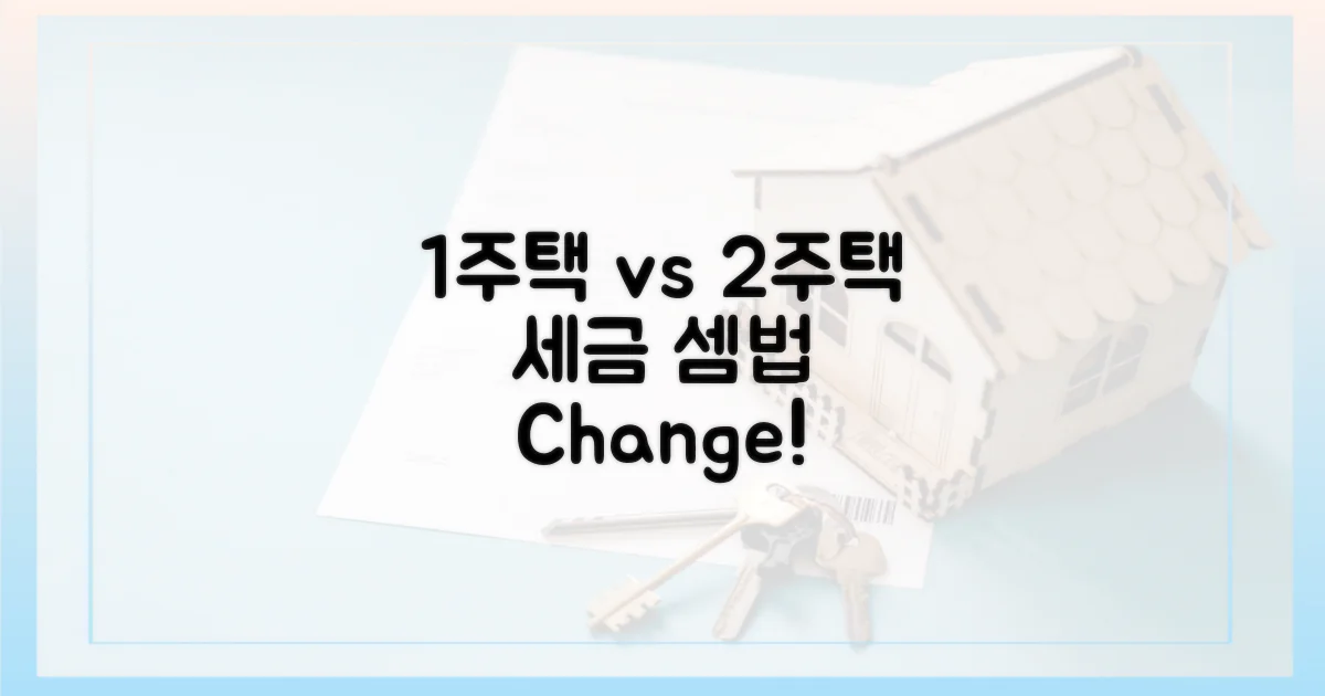 1주택 vs 2주택, 셈법 달라져