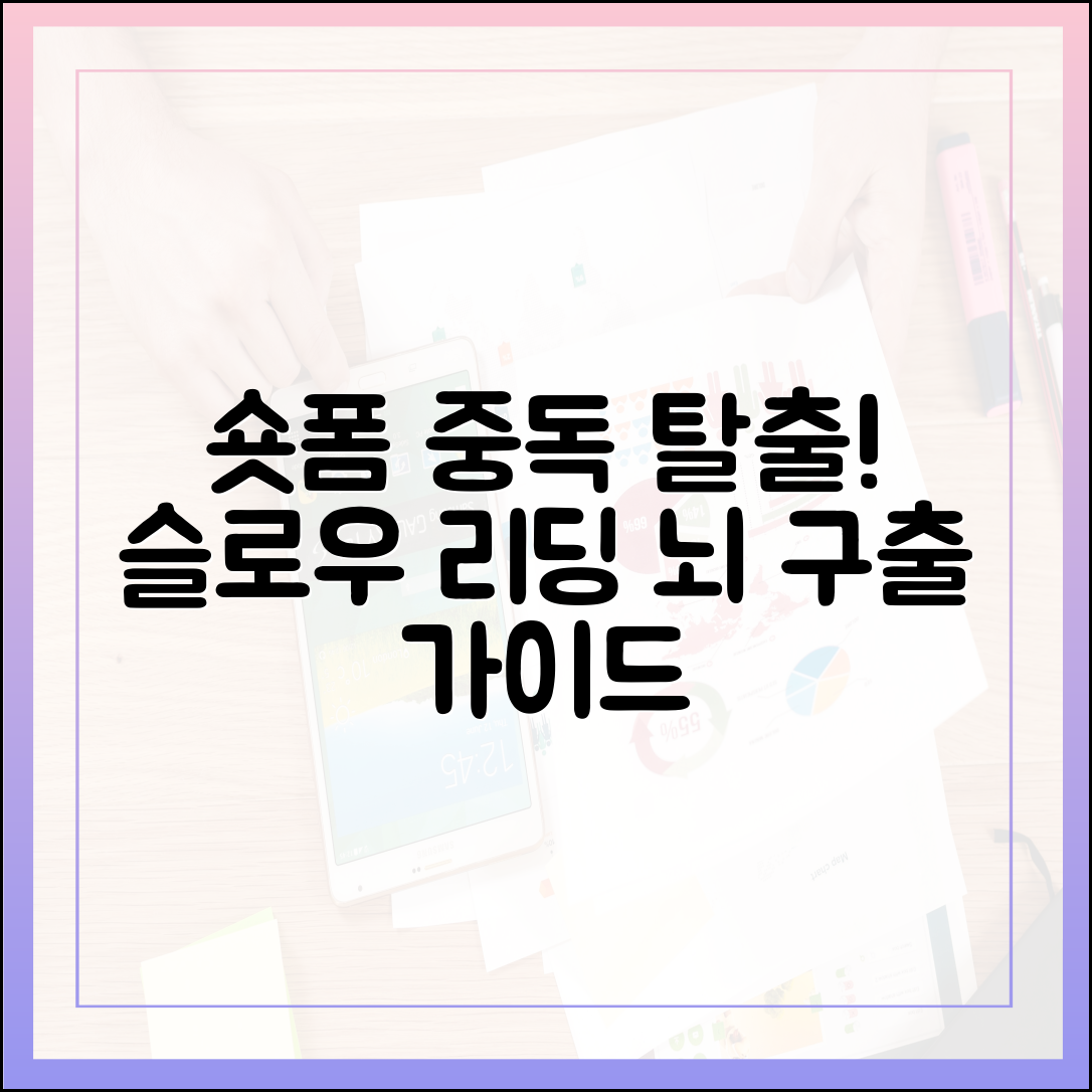 '숏폼'에 중독된 뇌를 구출하는 '슬로우 리딩' 실천 가이드