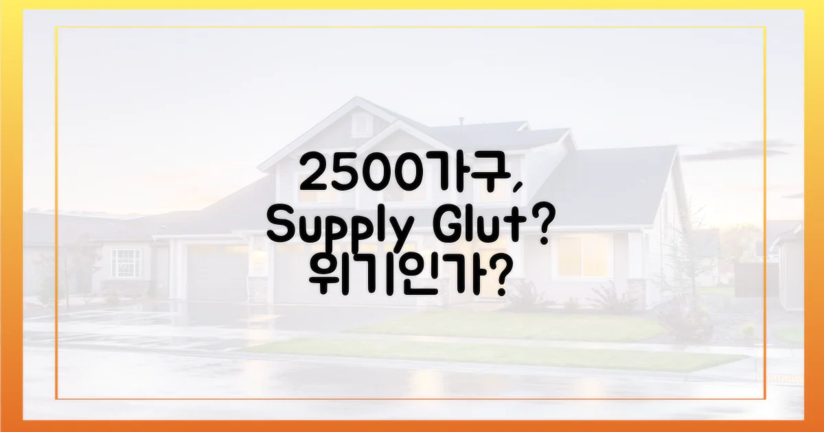 2500가구, 공급 과잉?