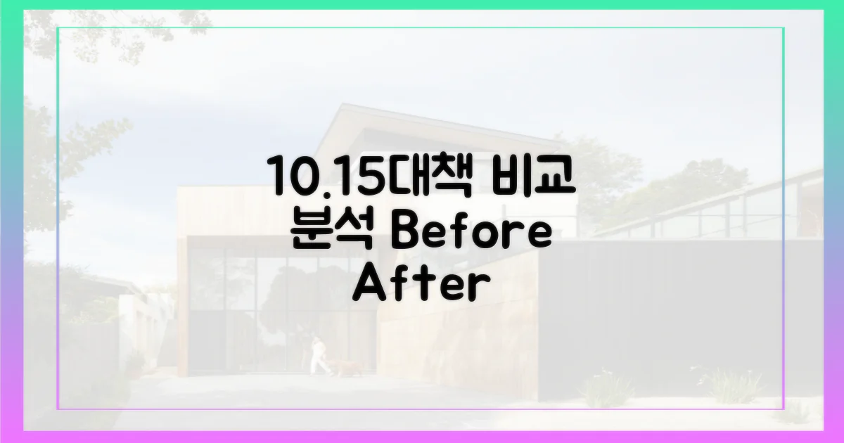 10·15대책 전후 비교