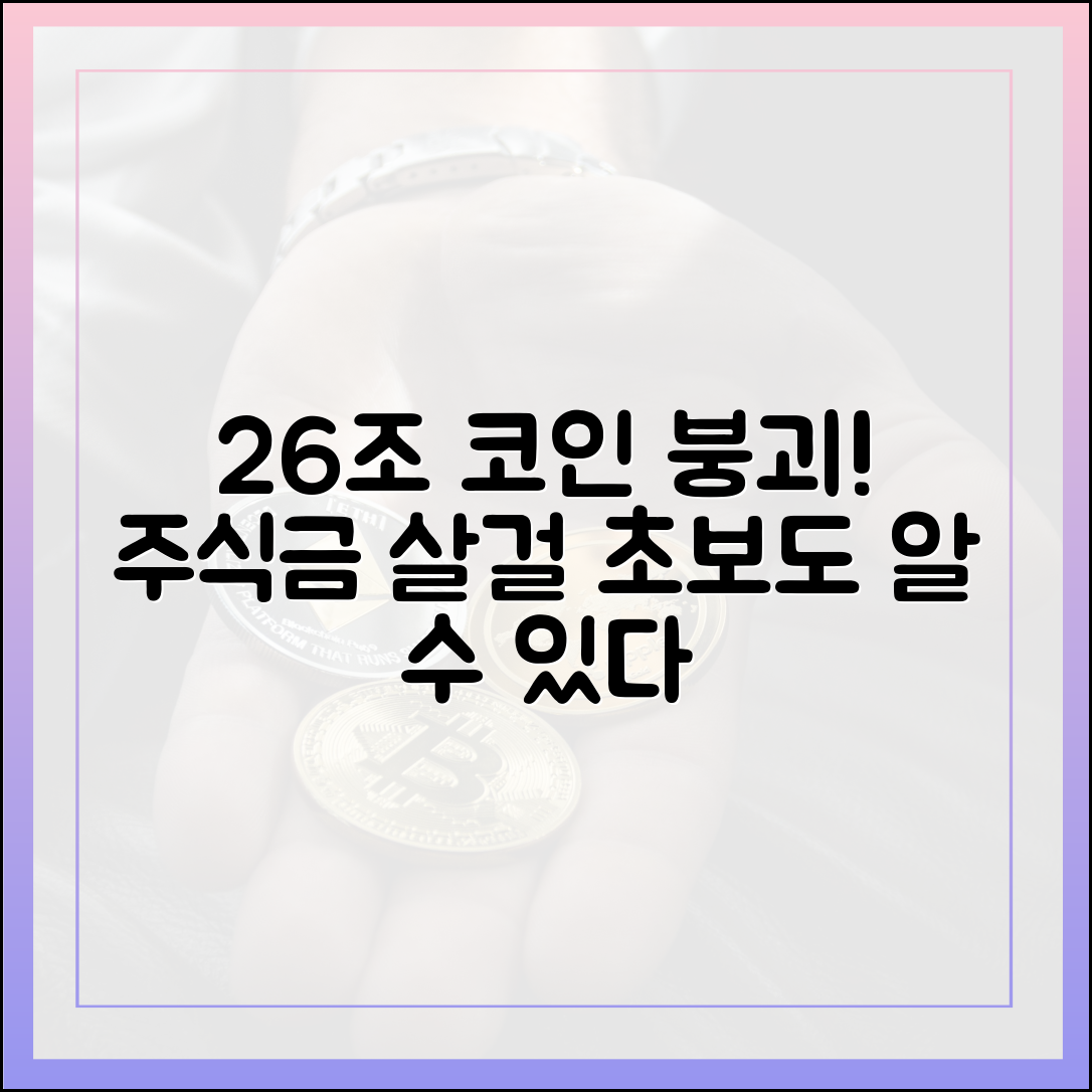 주식·금 살걸!" 26조 코인 청산, 초보도 알 수 있다