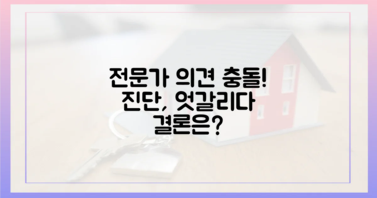 전문가 진단, 엇갈림