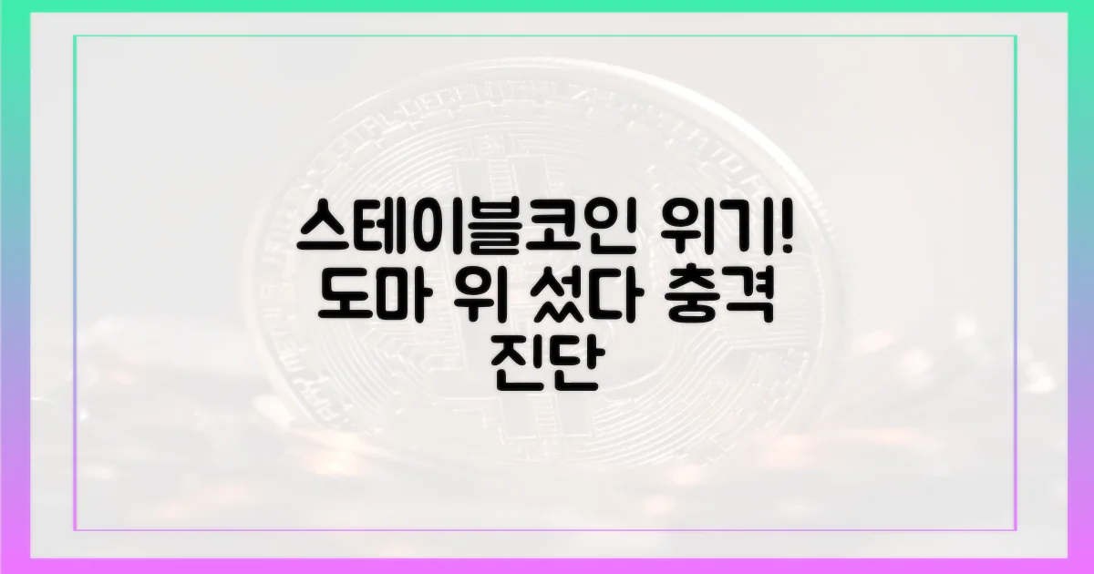 스테이블코인, '도마 위