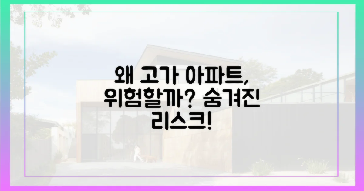 고가 아파트 구입, 왜 문제될까