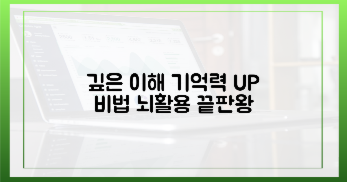 깊은 이해, 기억력 향상 비법