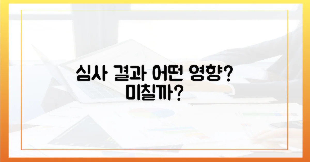 심사 결과, 어떤 영향 미칠까?