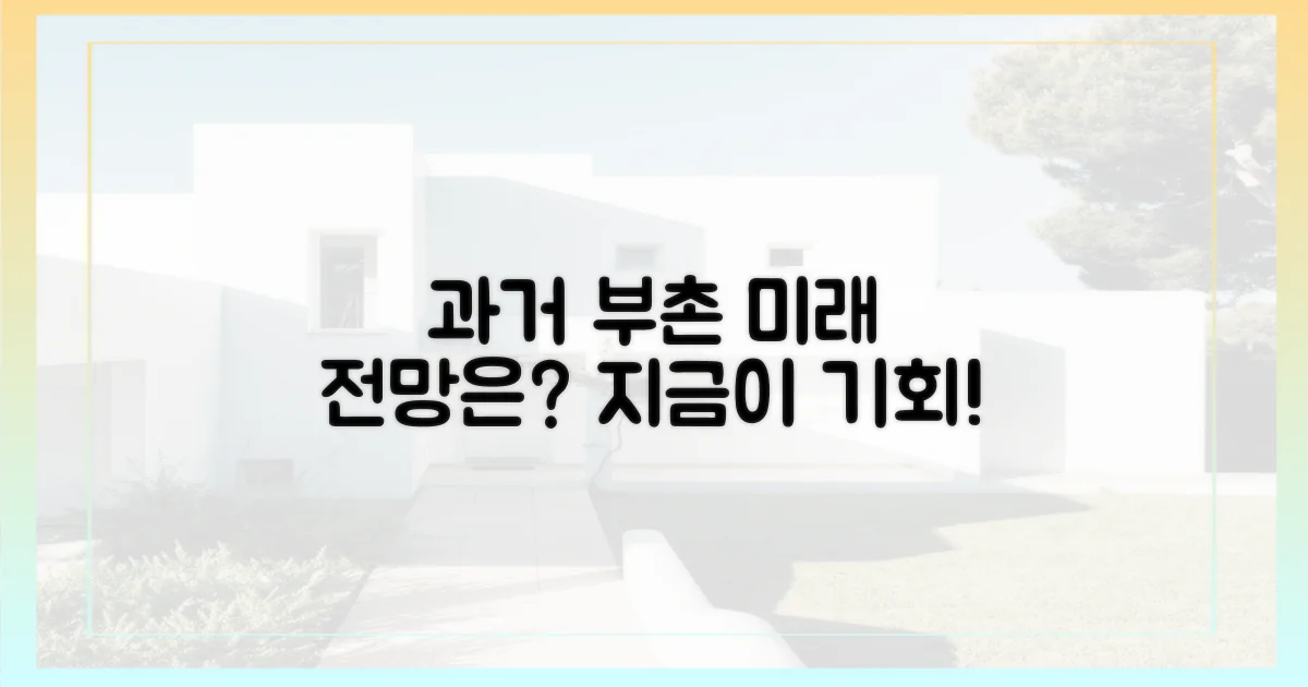 과거 부촌, 미래 전망