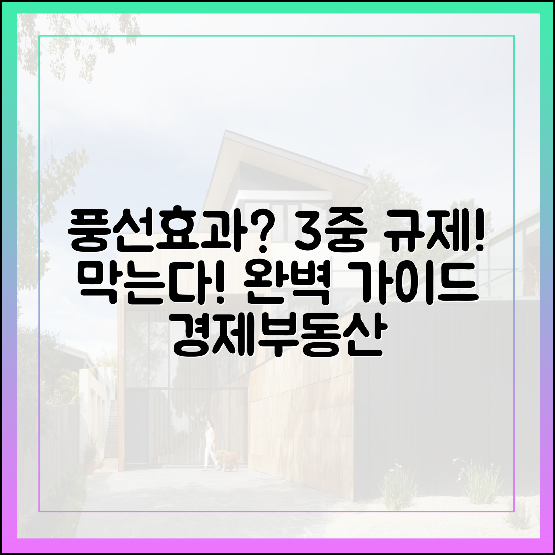 풍선효과 막는 3중 규제 융단폭격 완벽 가이드
